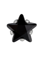 6mm Star Stainless Steel Ear Studs with Cubic Zirconia