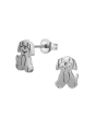 Puces d'Oreilles Chiot en Acier Inoxydable