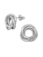 Twisted Stainless Steel Ear Studs
