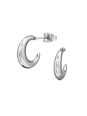 Half Hoop Stainless Steel Ear Studs