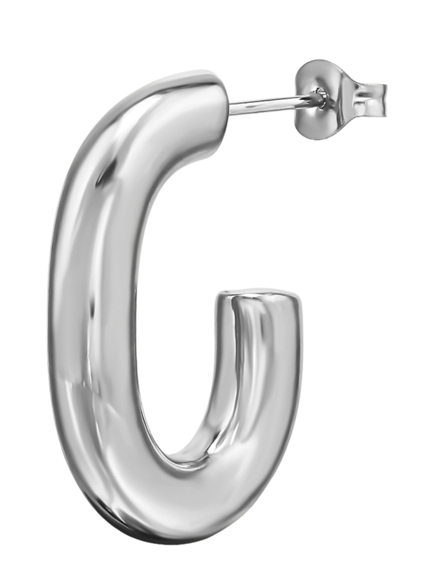 Cleo Hoop Stainless Steel Ear Studs