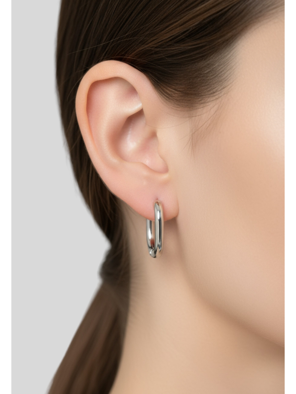 Aros Huggie de Acero Inoxidable de 23 mm