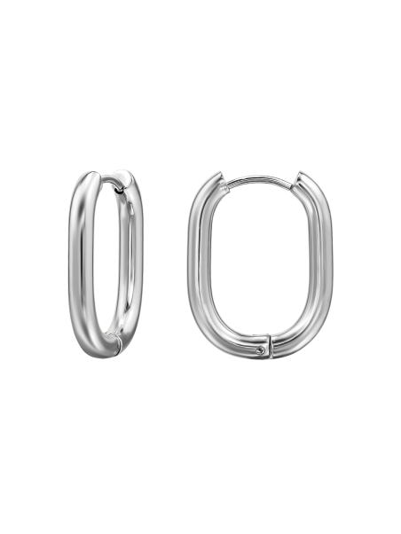 Créoles Huggie 23 mm en Acier Inoxydable