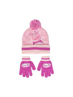 Peppa Pig 2-Piece Set – Beanie and Gloves