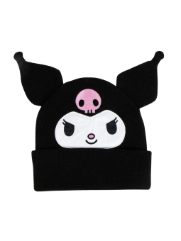 Hello-Kitty-Mütze mit Pünktchenmuster