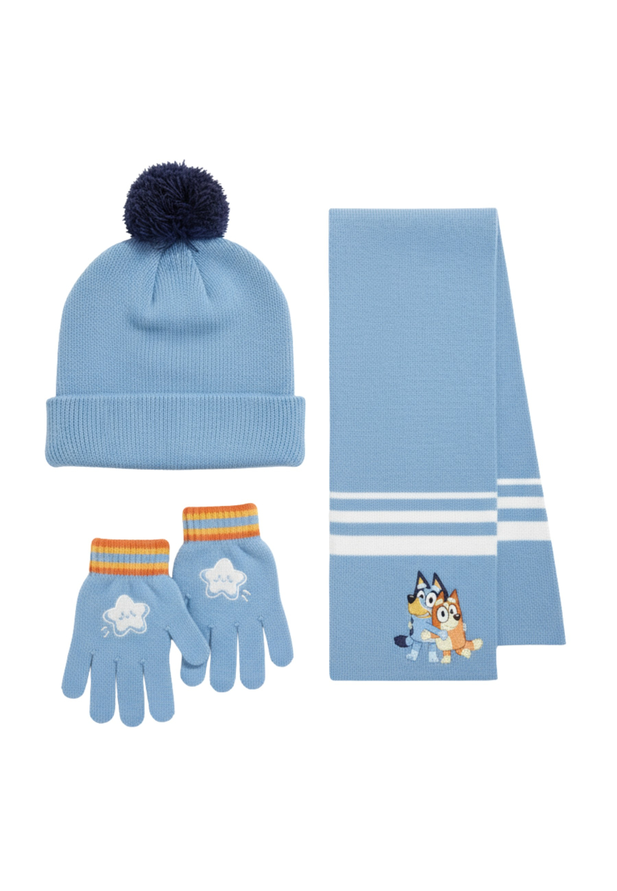 3-teiliges Bluey-Schal-Set