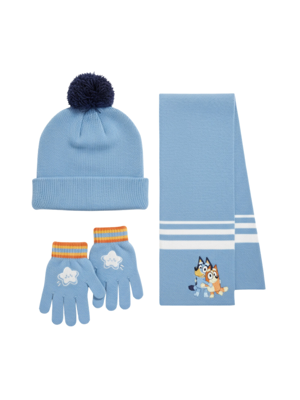 3-Piece Bluey Scarf Set