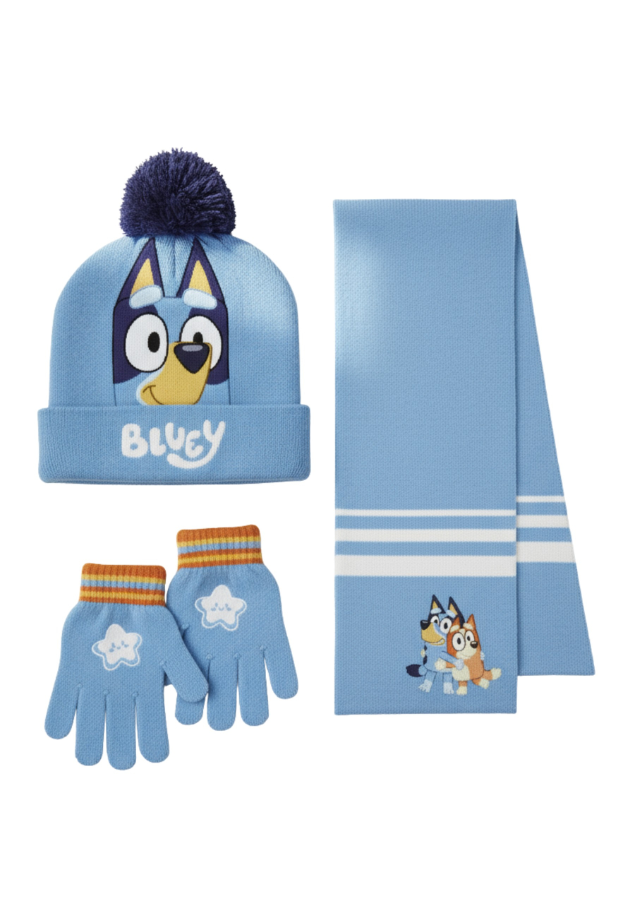 3-Piece Bluey Scarf Set