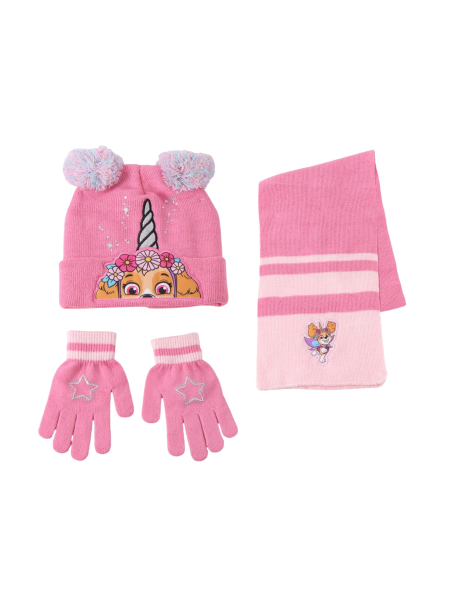 Set de bufanda PAW Patrol de 3 piezas