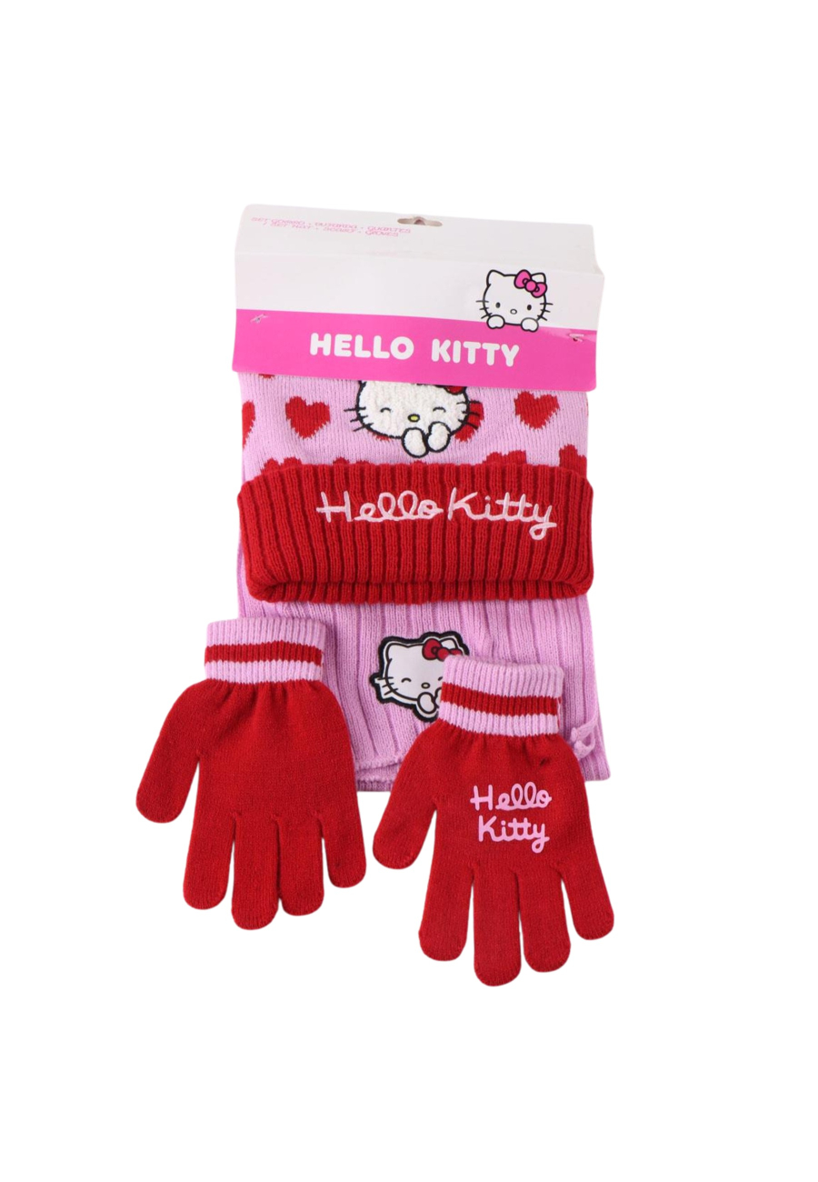 Set de bufanda Hello Kitty de 3 piezas