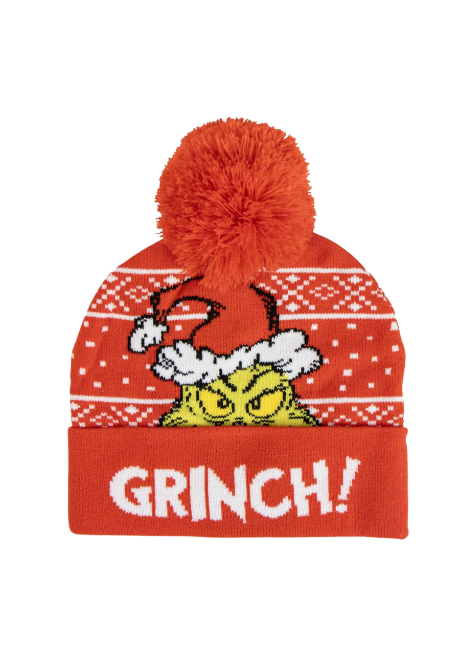 The Grinch Christmas Dot Hat