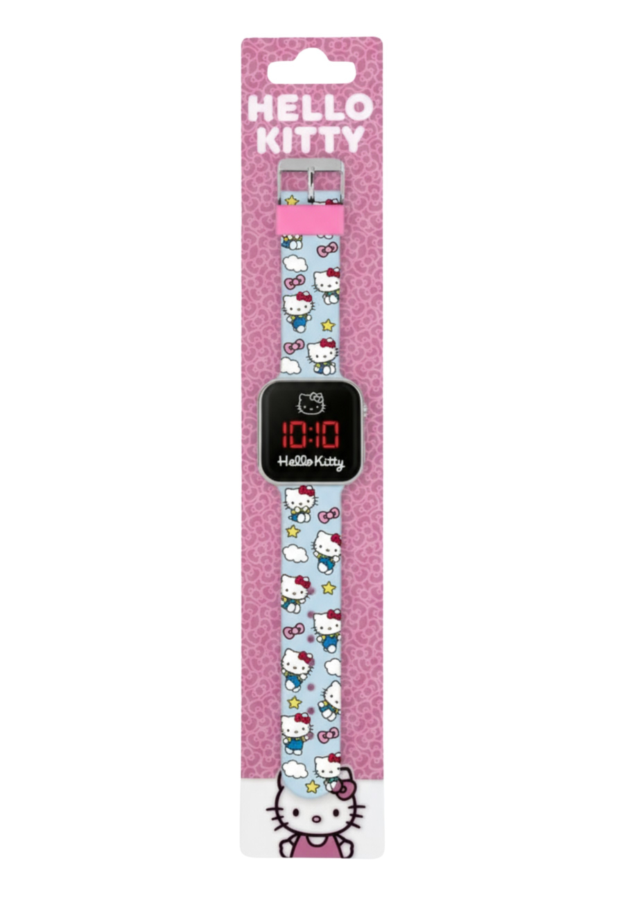 Hello Kitty LED-Uhr mit Bedrucktem Armband