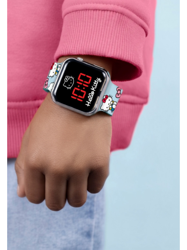Hello Kitty Printed Strap LED Watch