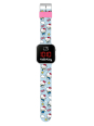 Reloj LED con Correa Estampada de Hello Kitty