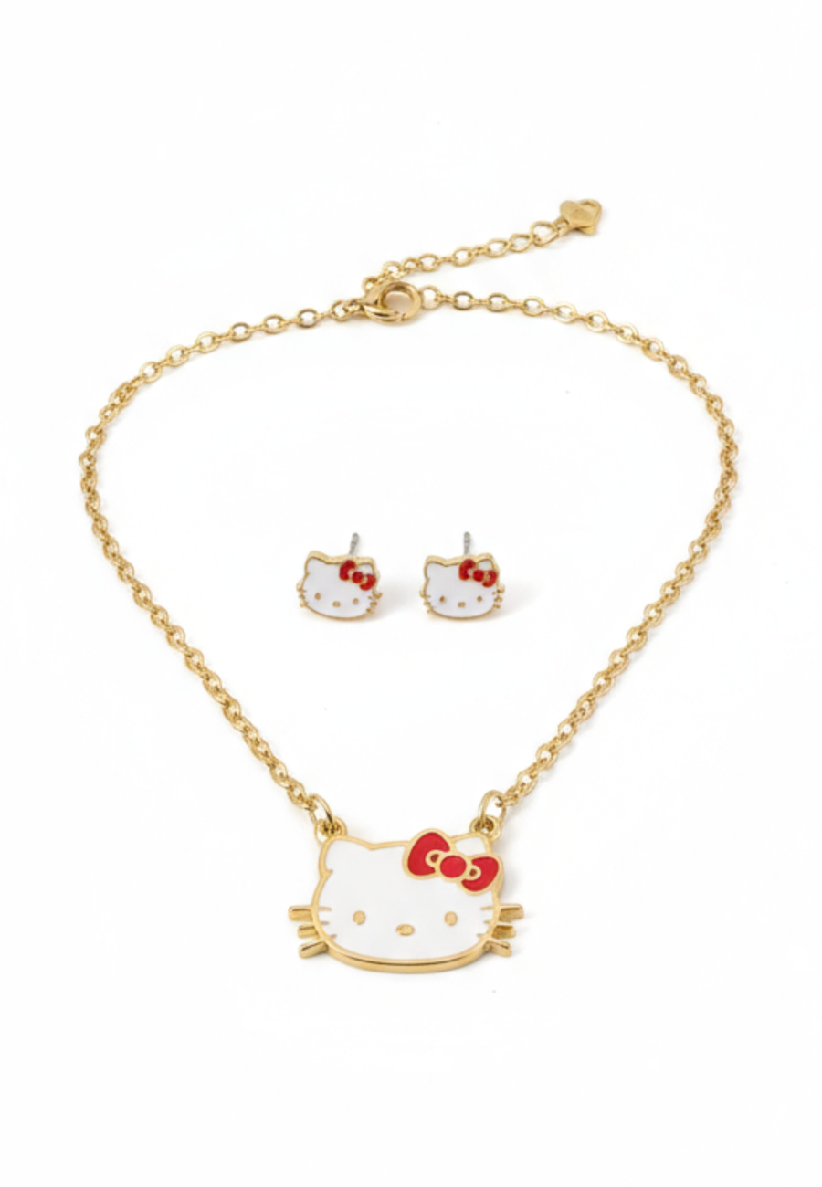 Hello Kitty & Friends Earring & Necklace Set
