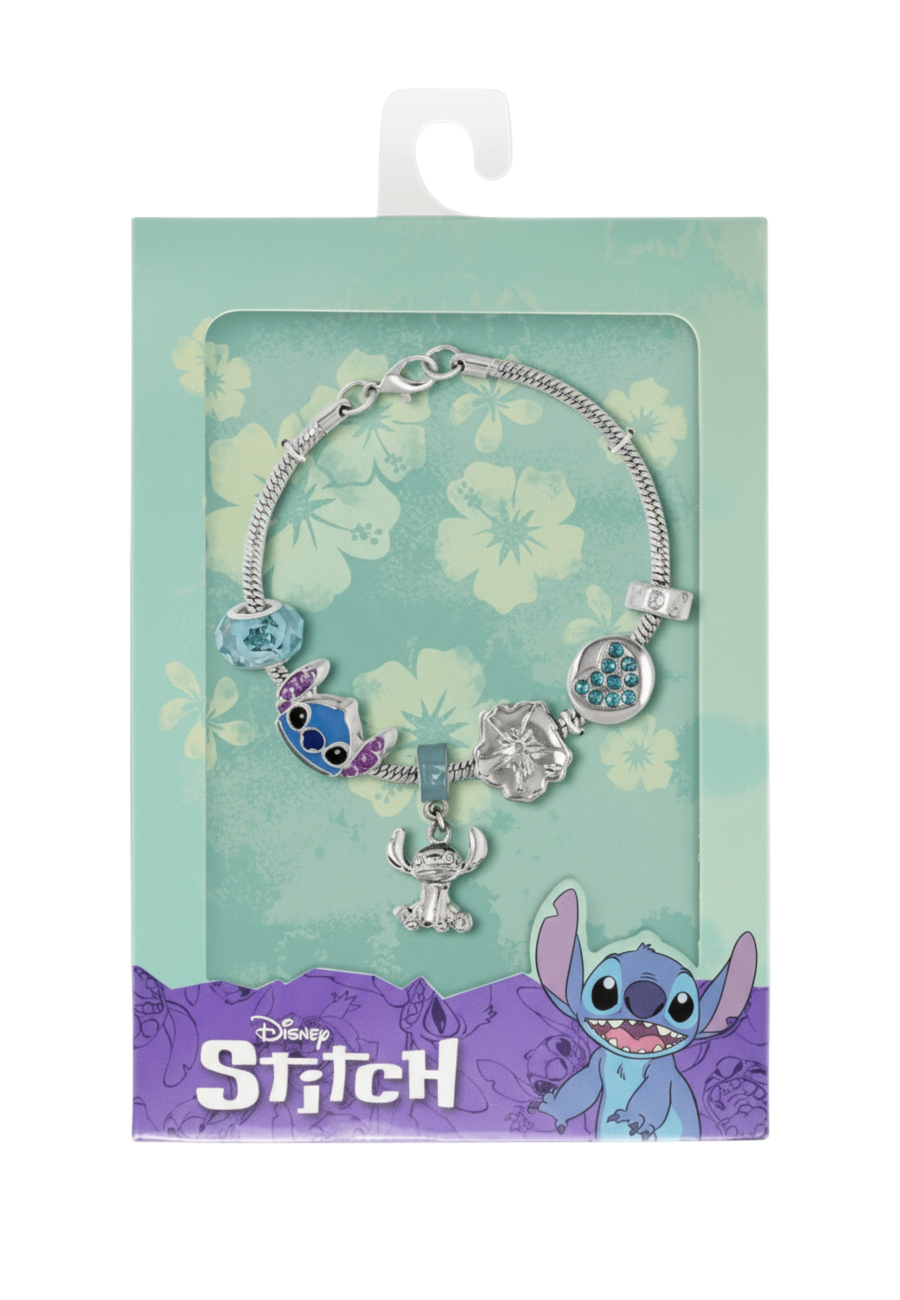 Silver Plated Stitch Charm Bracelet