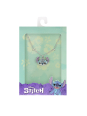 Stitch Crystal Head Pendant Necklace