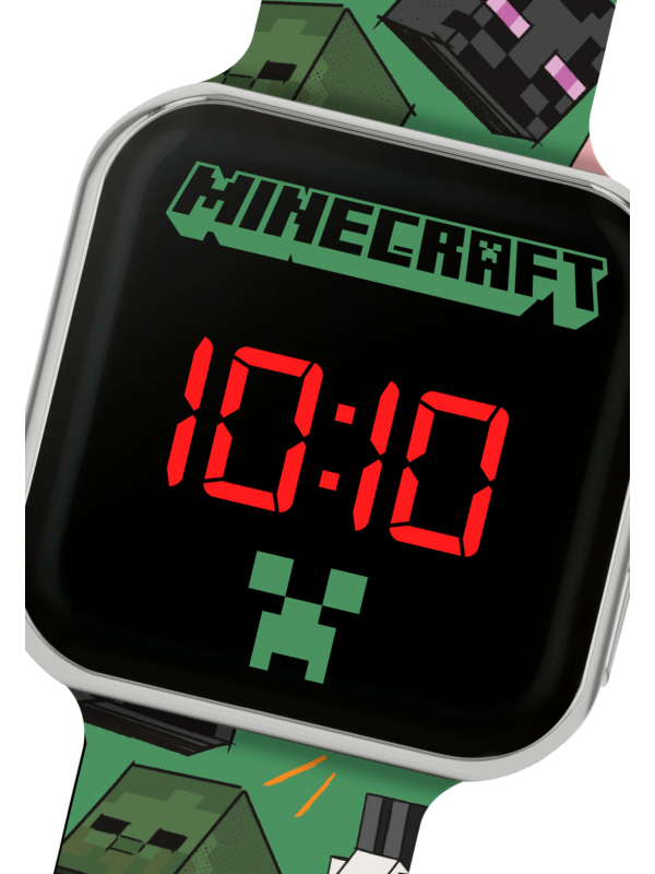 Minecraft Character Printed LED Watch