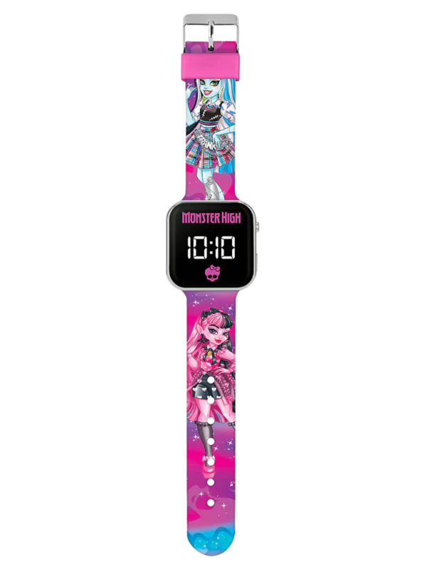 Montre LED à Bracelet Imprimé Monster High