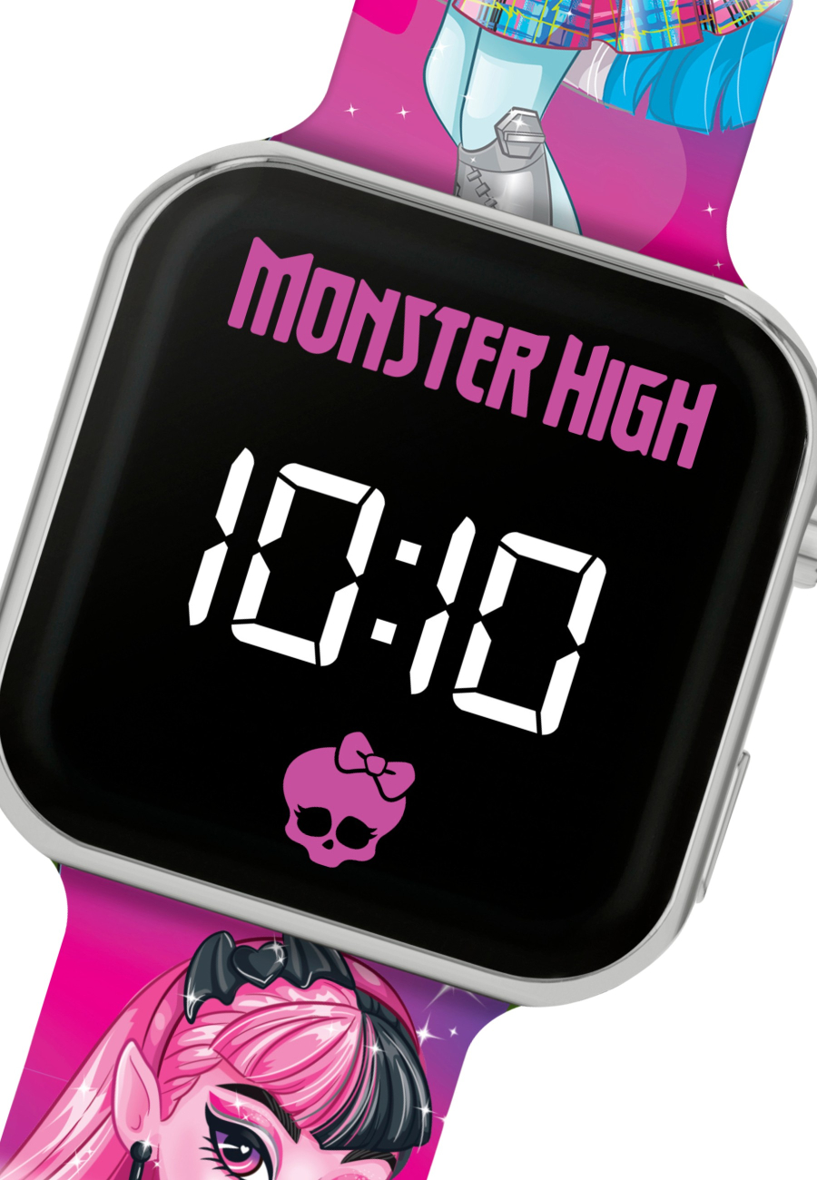 Monster High LED-Uhr mit Bedrucktem Armband