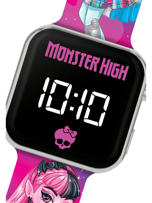 Reloj LED con Correa Estampada Monster High