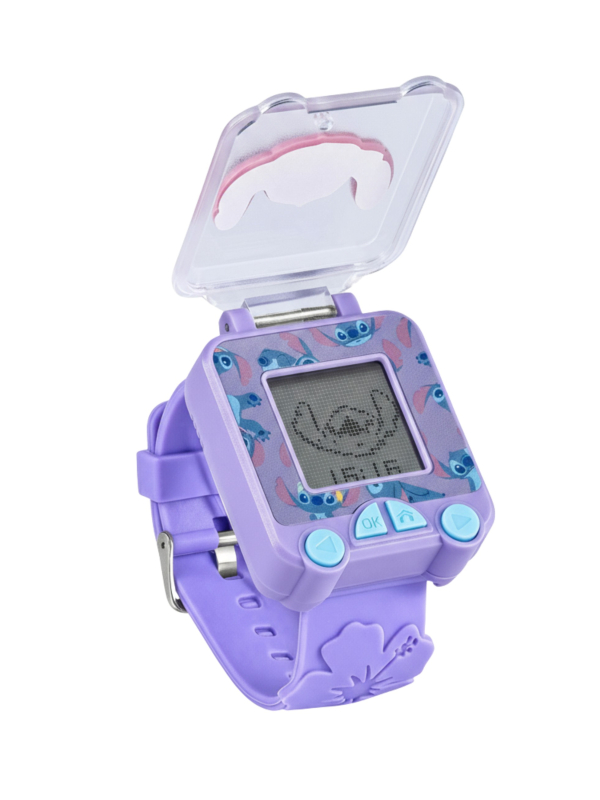 Montre Apprenant l’Heure Stitch avec Bracelet Violet
