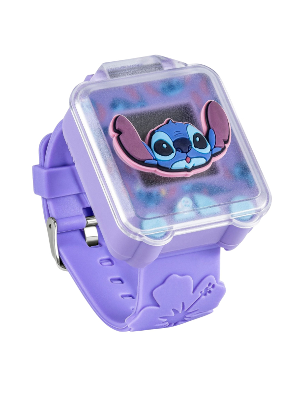 Stitch Lern-Uhr mit Lila Armband