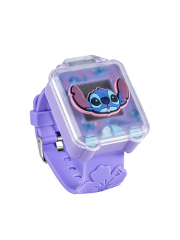 Montre Apprenant l’Heure Stitch avec Bracelet Violet