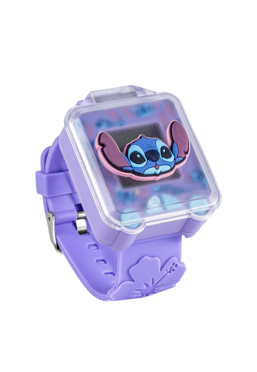 Montre Apprenant l’Heure Stitch avec Bracelet Violet