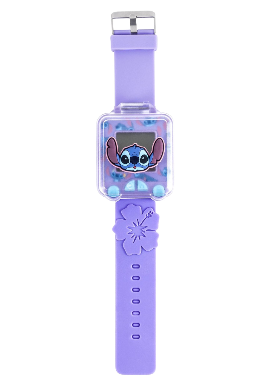 Montre Apprenant l’Heure Stitch avec Bracelet Violet