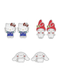 Set de 3 Pendientes Hello Kitty & Friends