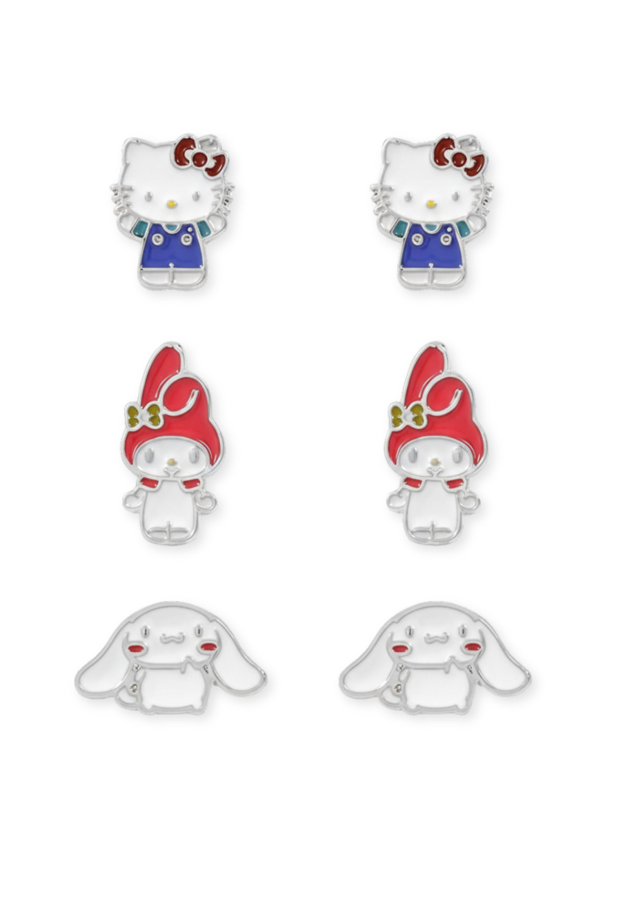 Hello Kitty & Friends 3er Ohrring-Set