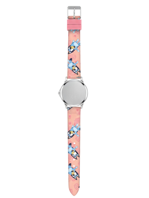 Bluey Pink Strap Time Teacher Watch