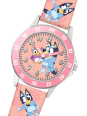 Montre Apprenant l’Heure Bluey avec Bracelet Rose