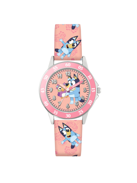Bluey Lern-Uhr mit Pinkem Armband