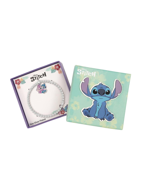 Bracelet Extensible avec Pendentifs Stitch & Angel