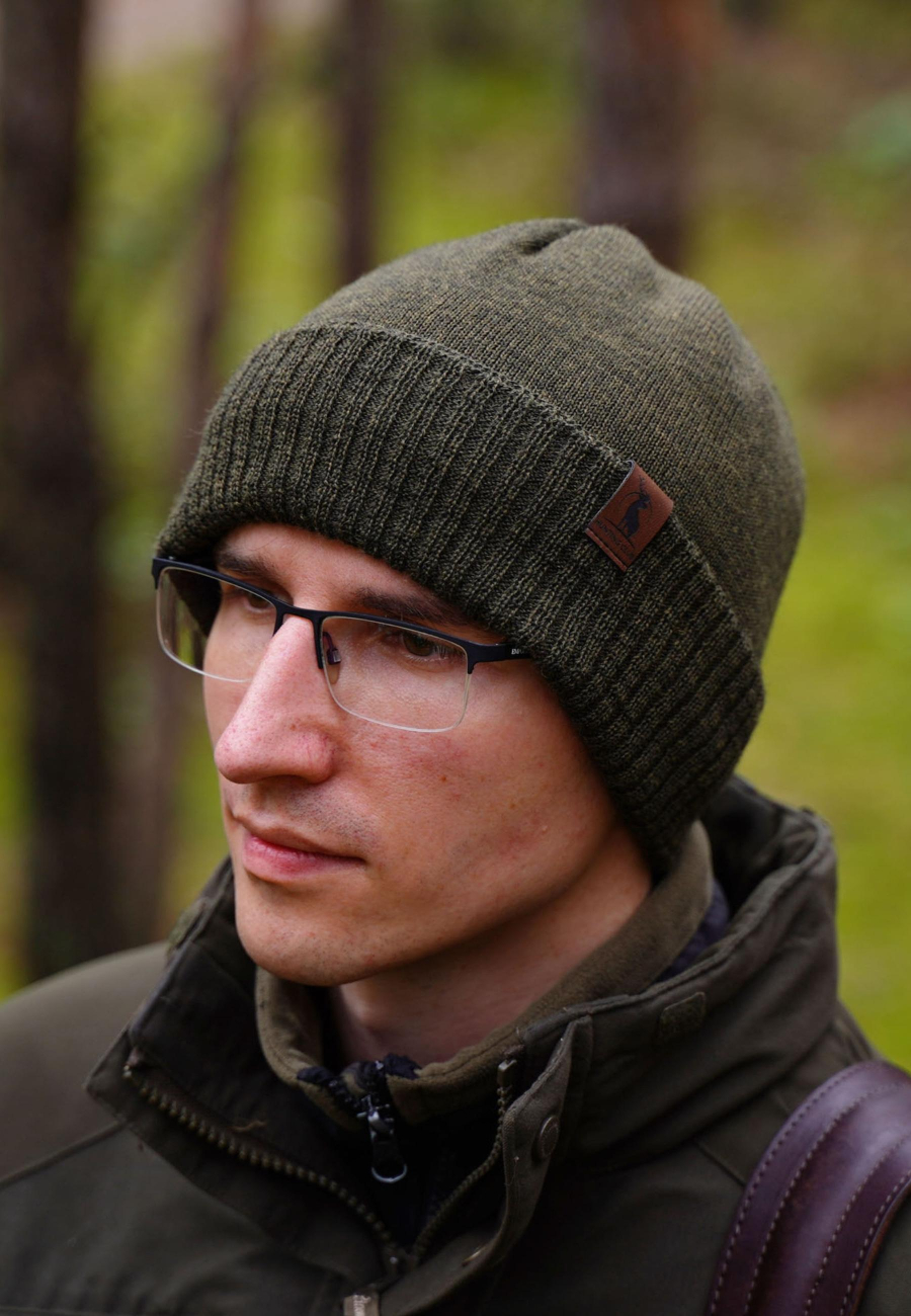 Herren-Wintermütze – Merinowolle Hogan