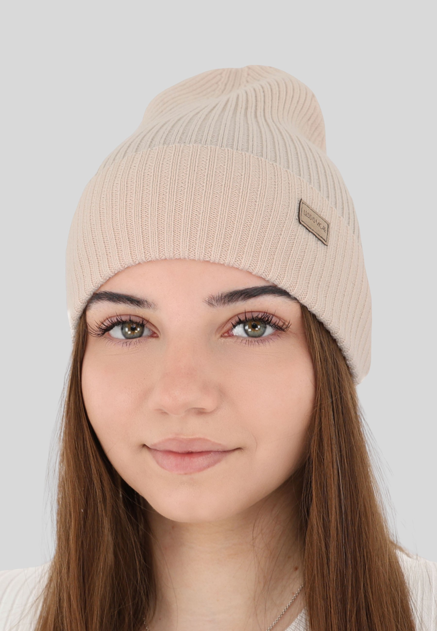 Damenmütze für Frühling und Winter Sophie – 100% Extra Feine Merinowolle