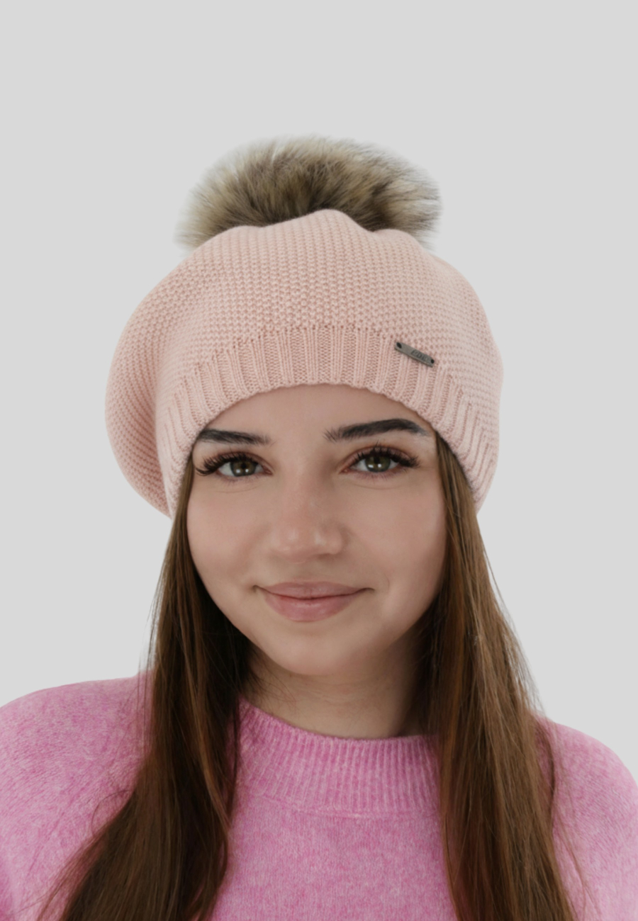 Damen-Winterbarett – Merinowolle Bonnie