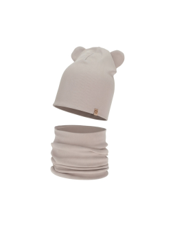 Mädchen Frühling/Herbst Set – Mütze und Schlauchschal, Baumwolle Luminia