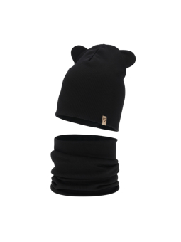 Mädchen Frühling/Herbst Set – Mütze und Schlauchschal, Baumwolle Luminia