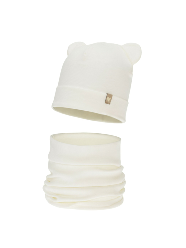Mädchen Frühling/Herbst Set – Mütze und Schlauchschal, Baumwolle Luminia