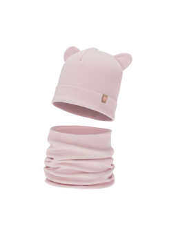 Mädchen Frühling/Herbst Set – Mütze und Schlauchschal, Baumwolle Luminia