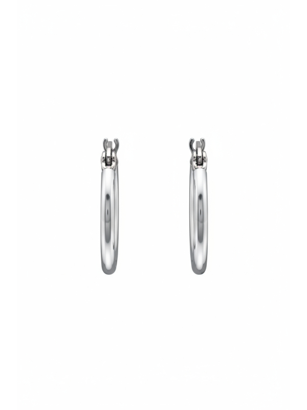 High Polish Surgical Steel 15mm Hoops