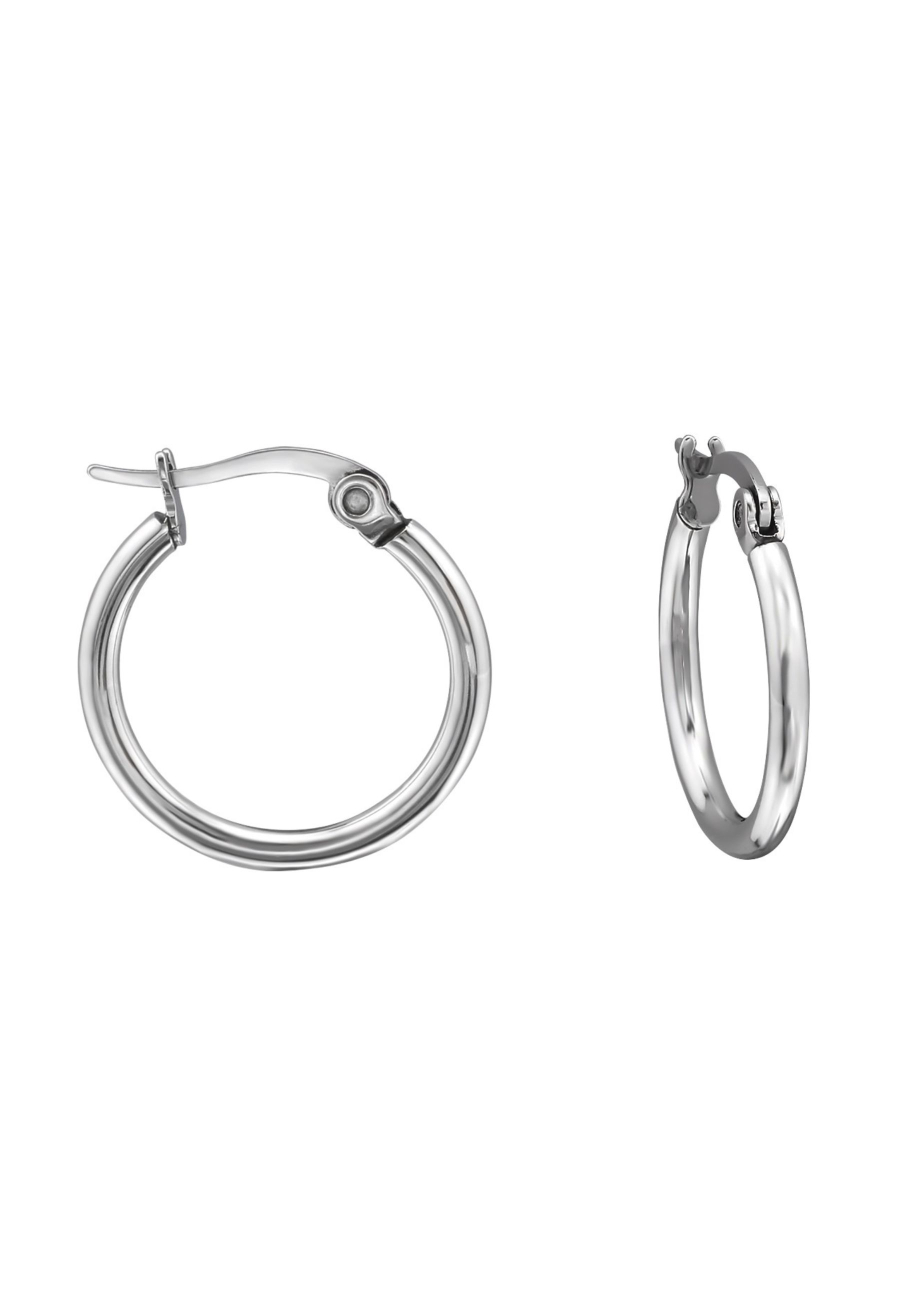 High Polish Surgical Steel 15mm Hoops