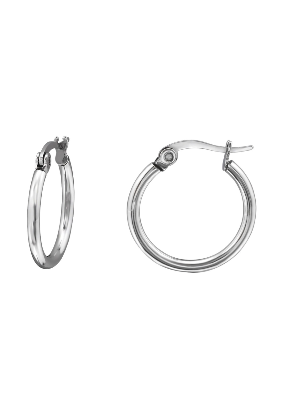 High Polish Surgical Steel 15mm Hoops