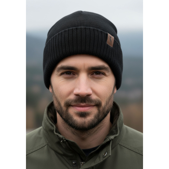 Herren-Wintermütze – Merinowolle Hogan