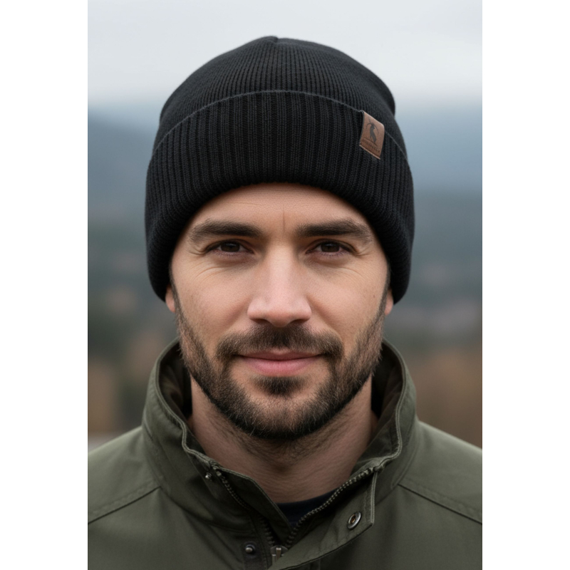 Herren-Wintermütze – Merinowolle Hogan