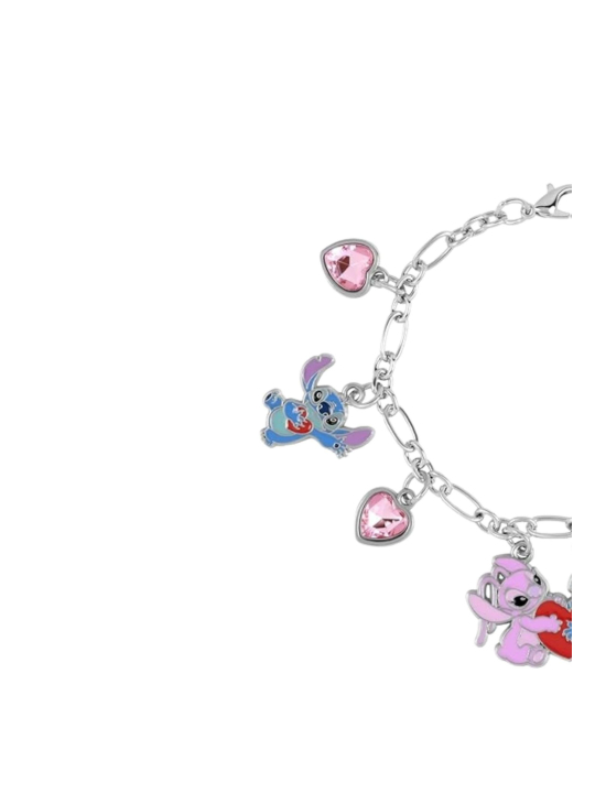 STITCH & ANGEL – Love – Pulsera - Charms de Stitch