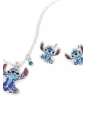 STITCH – Set de Pendientes y Collar – Latón Chapado